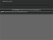 Tablet Screenshot of decorare.com